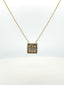 Regal Kundan Square Pendant
