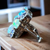 Opal Cross Earrings