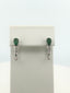Emerald Whisper Diamond Earrings