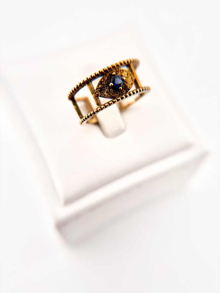 Blue Zircon Eye