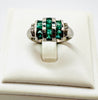 Victorian Emerald Dome Ring