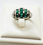 Victorian Emerald Dome Ring