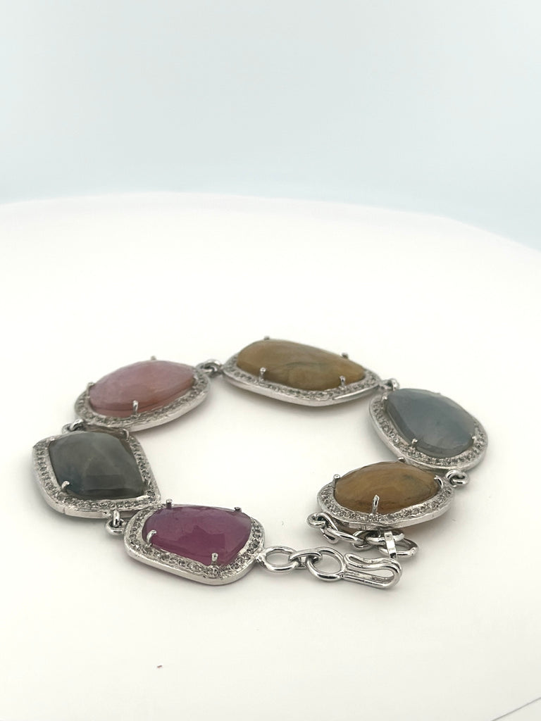 Sapphire Earth Treasures Bracelet and Pendant