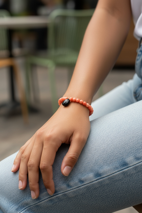 Coral & Garnet Bloom