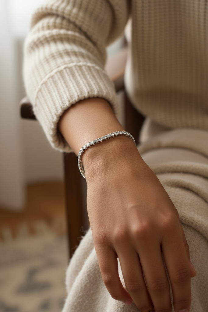 Moissanite Brilliance Tennis Bracelet