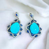 Turquoise and Sapphire Chandelier