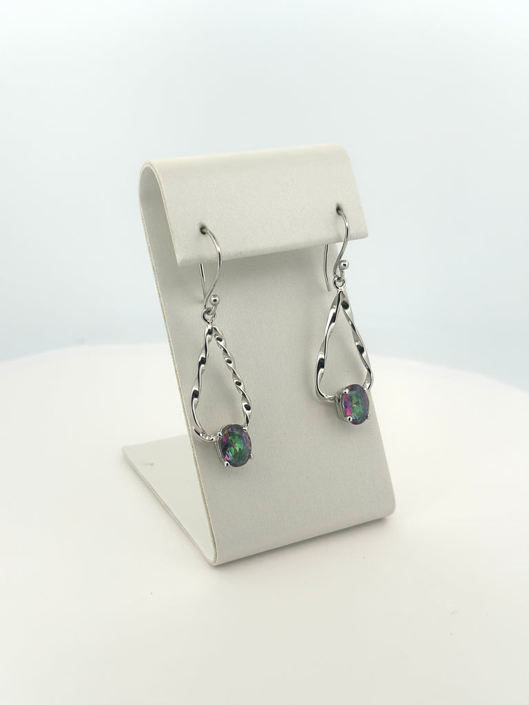 Amethyst Glow Stud Earrings