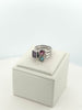 Amethyst & Tourmaline Symphony Ring