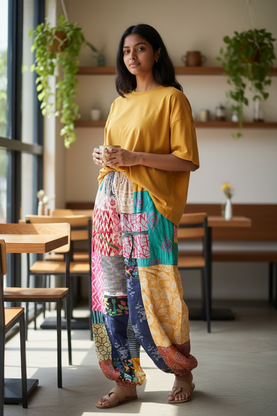 Patchwork Yoga Pants