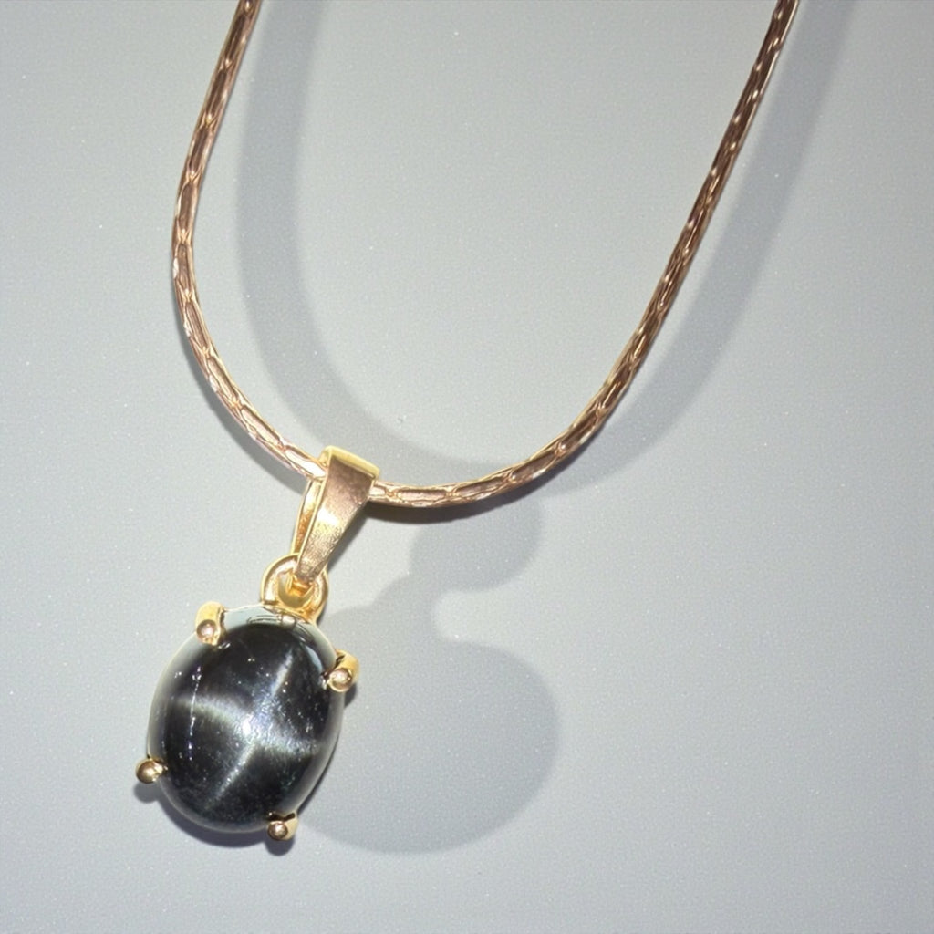 Black Star of India Necklace