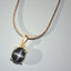 Black Star of India Necklace