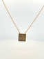 Regal Kundan Square Pendant