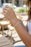 Amber Link Bracelet