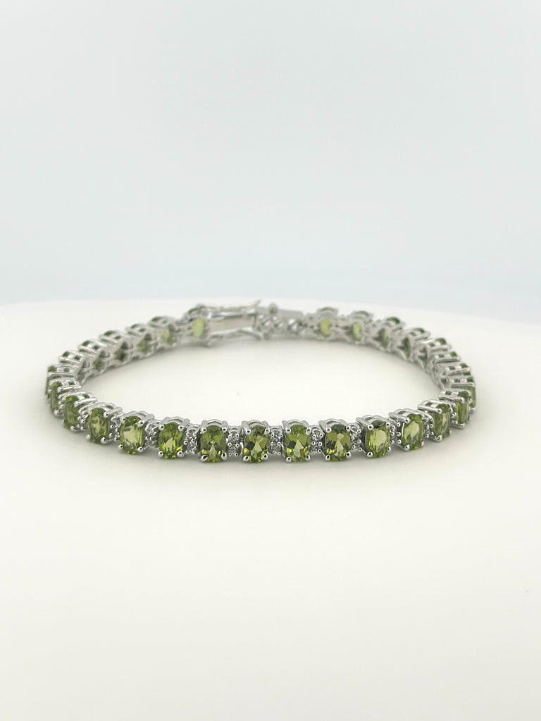 Peridot Classic Tennis Bracelet