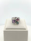 Amethyst & Tourmaline Symphony Ring