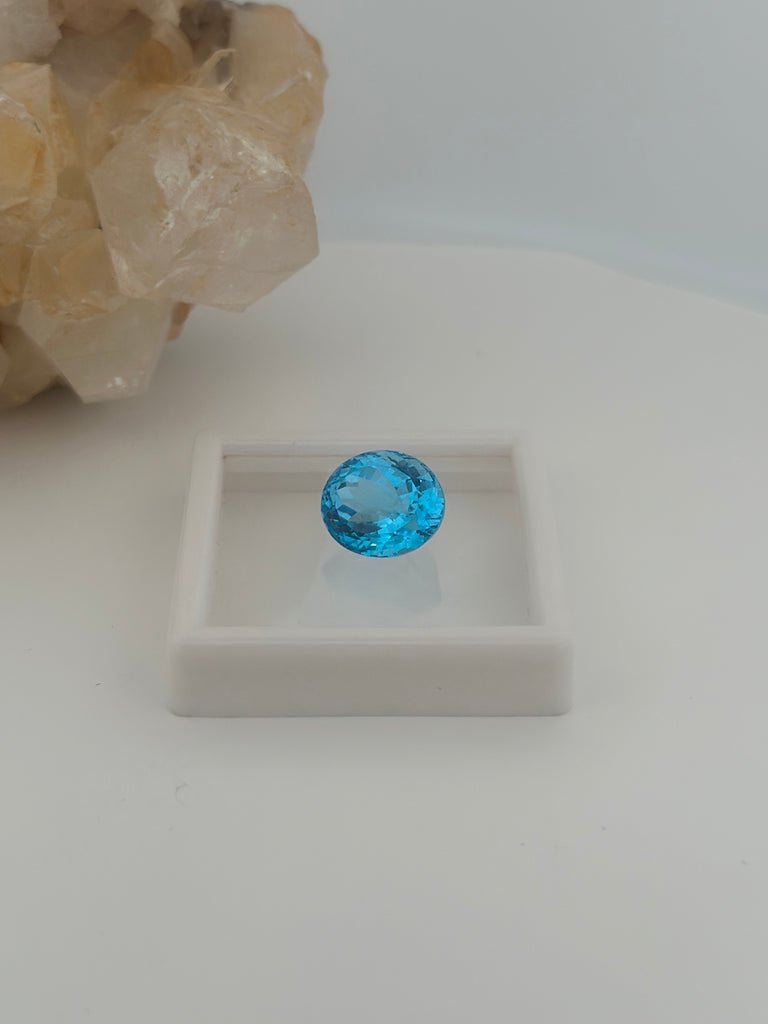 Blue Topaz--Kalapini  Small (peacock)
