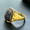 Blue Sapphire Geometric