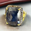Blue Sapphire Geometric