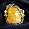 Yellow Sapphire Geometric