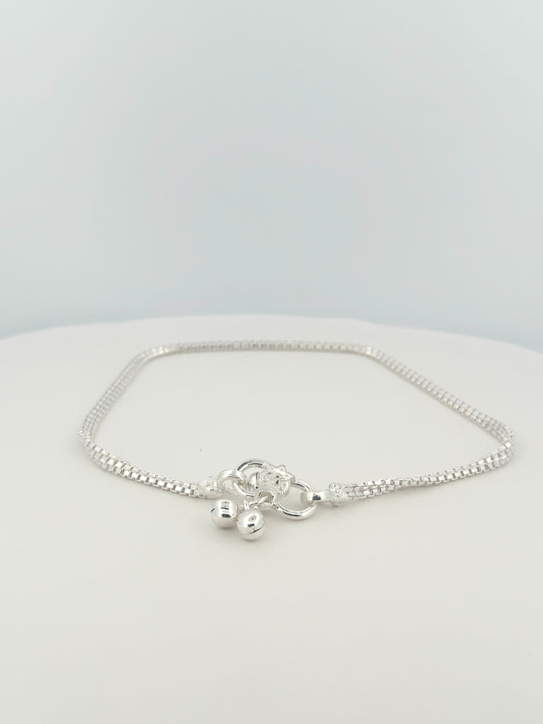 Flat Box Chain Anklet
