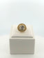 Stellar Moissanite Polki Ring