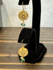 Kundan Green Onyx Uncut Diamonds