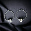 Squares and Beads Hoops