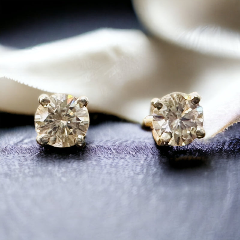 Moissanite Silver Earrings