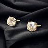 Moissanite Gold Earrings