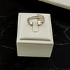 Man Brush Sterling Silver with Diamond