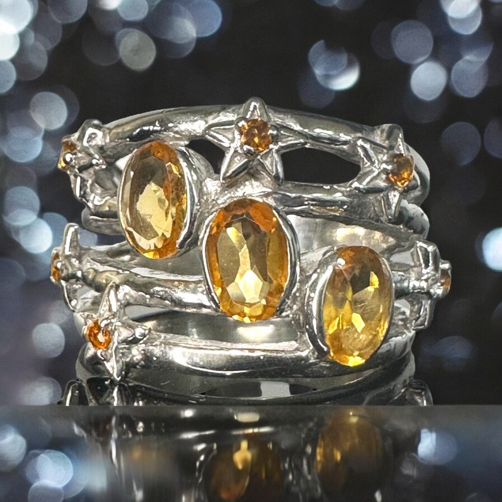 Golden Topaz Star