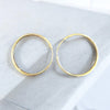 Medium 2 Silver Hoops