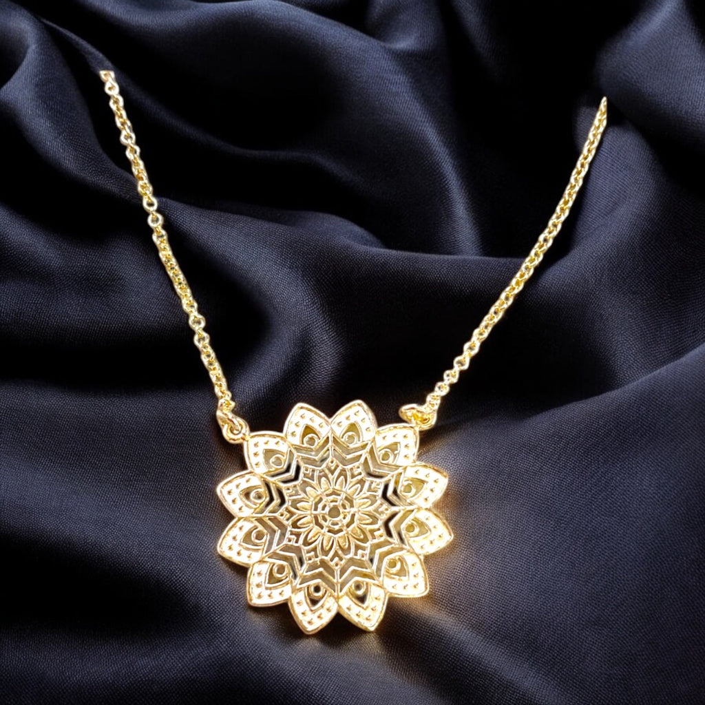 221 Large Mandala Necklace