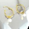 Rope Hoops with Pearl