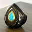 Black Onyx Turquoise Dome