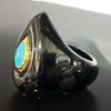 Black Onyx Turquoise Dome