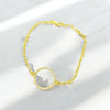 Circle & Zircon Bracelet