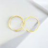 Large Gold Hoops