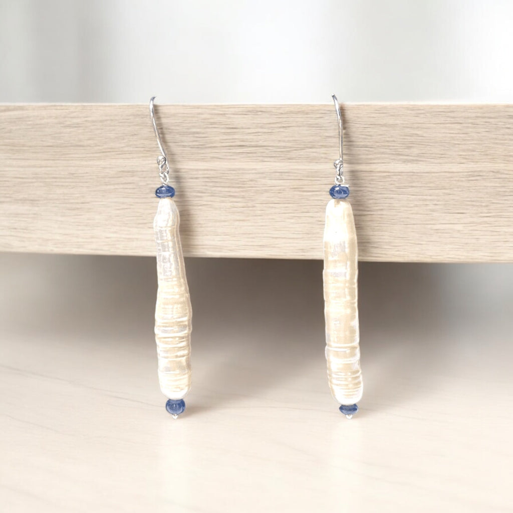 Long Baroque Pearl with Gem