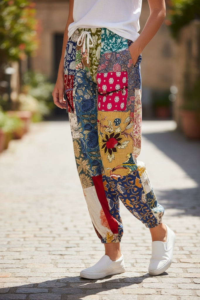 Patchwork Yoga Pants