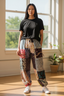 Patchwork Yoga Pants