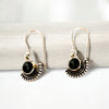 Sterling Silver Fan Earrings