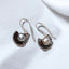 Sterling Silver Fan Earrings