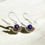 Sterling Silver Fan Earrings