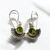 Sterling Silver Fan Earrings