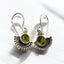 Sterling Silver Fan Earrings