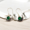 Sterling Silver Fan Earrings