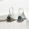 Sterling Silver Fan Earrings