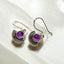 Sterling Silver Fan Earrings