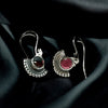 Sterling Silver Fan Earrings